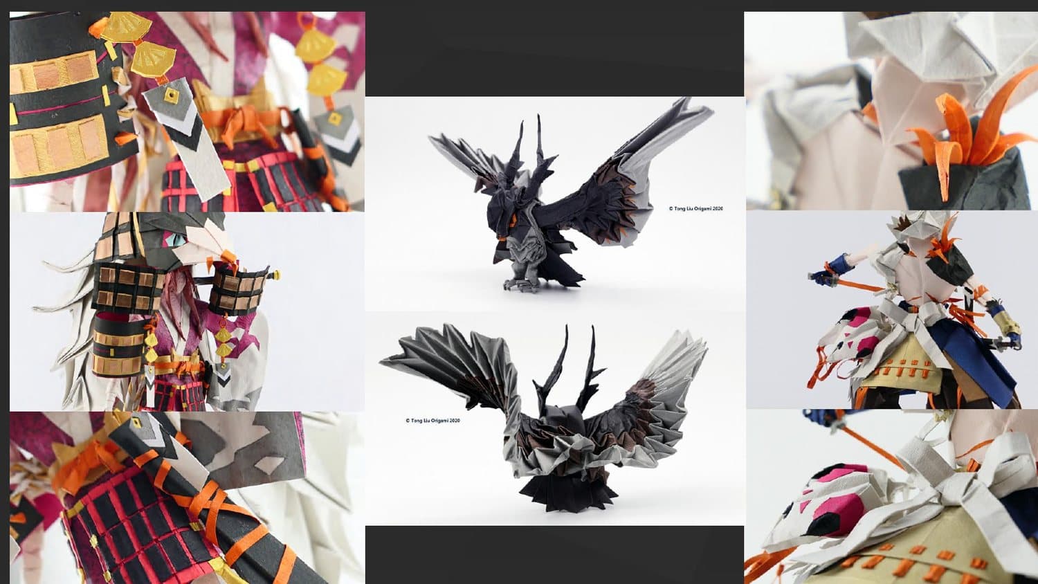Paper Character Design from Liu Tong artist profile.