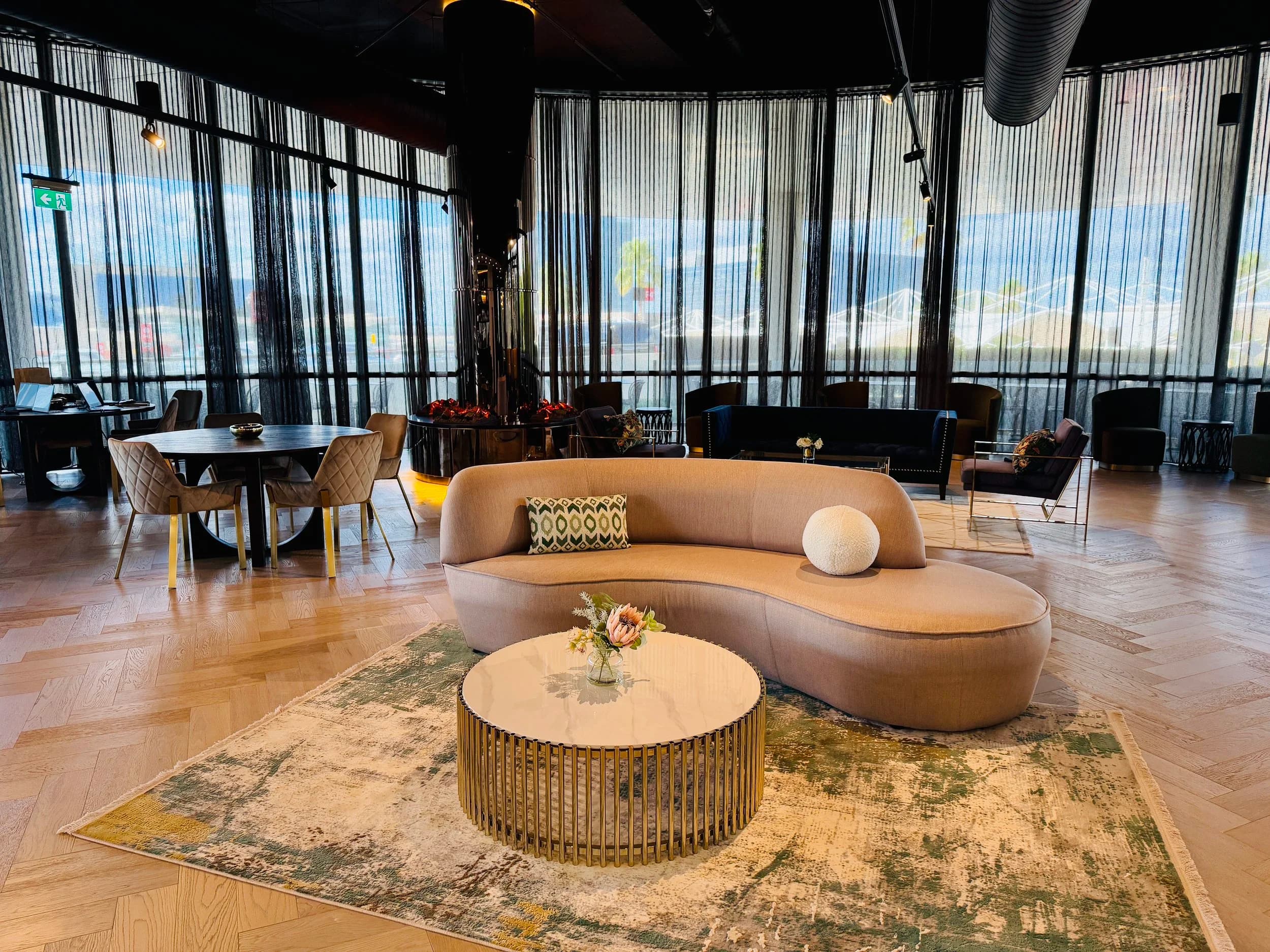 Premium office and lounge environment for AIKOL Hubs members.
